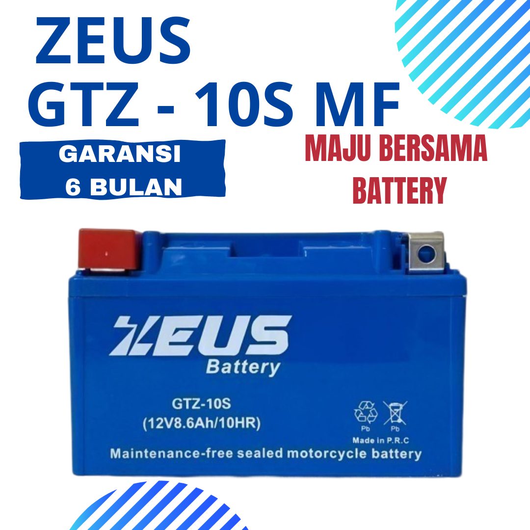 Aki Motor YAMAHA R6 GTZ10S Aki Gel Aki MF Aki Kering Zeus High Spec