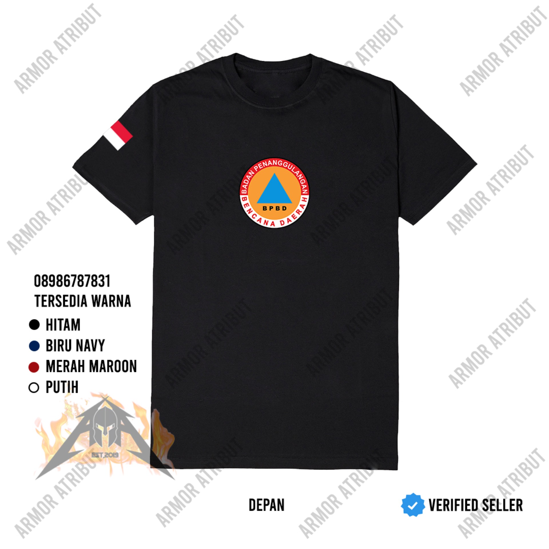 Kaos baju BPBD - Armor Atribut | Lazada Indonesia