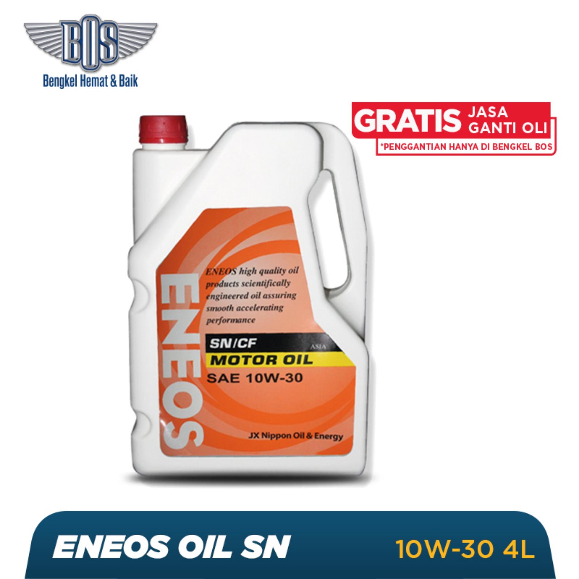 Oli Mobil ENEOS OIL SN - 10W-30 - GALON - Gratis Jasa Ganti Oli dan Check Up Kendaraan