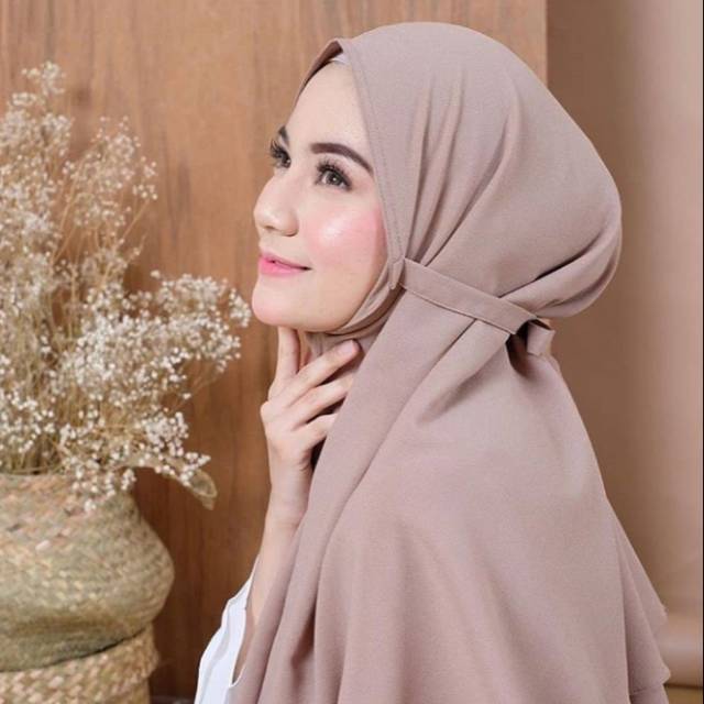 BAYAR DI TEMPAT Aisyah Bergo Instan - Hijab Muslim - Jilbab Muslim - Kerudung Instantulip.id