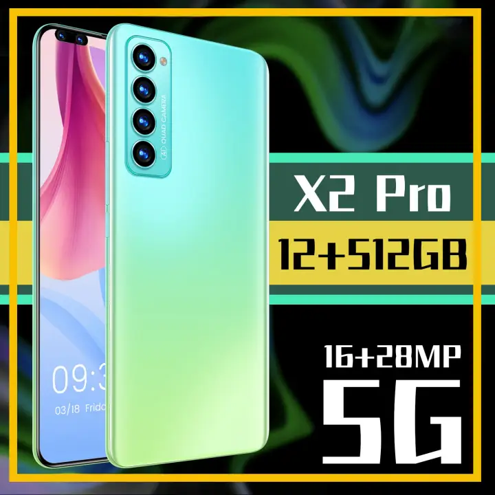 Hot Asli X2pro Handphone Promo Ram 12gb 512gb Rom 7 3inci Android 10 0