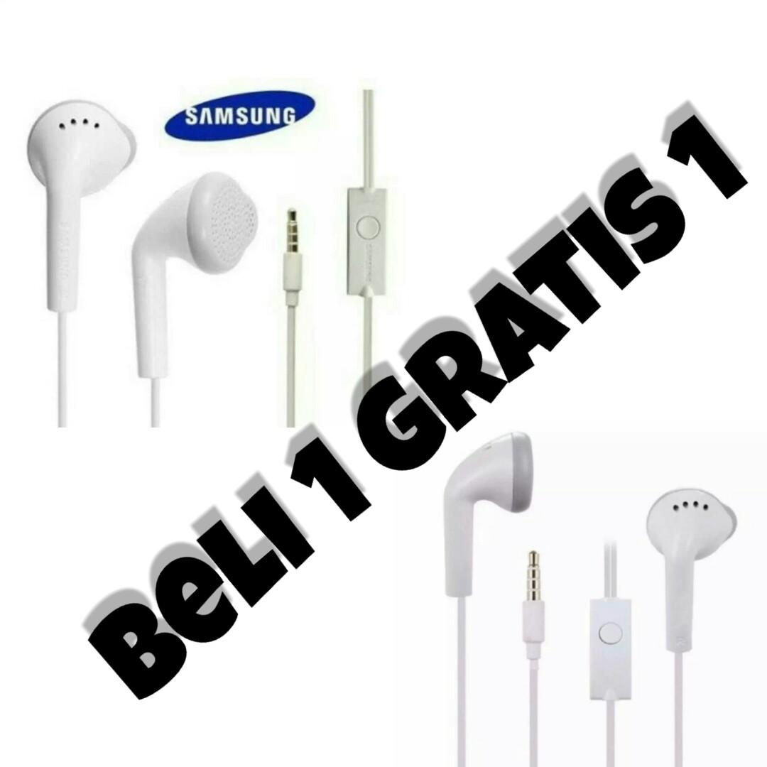 Beli 1 Gratis 1 VHeadset Earphone 
