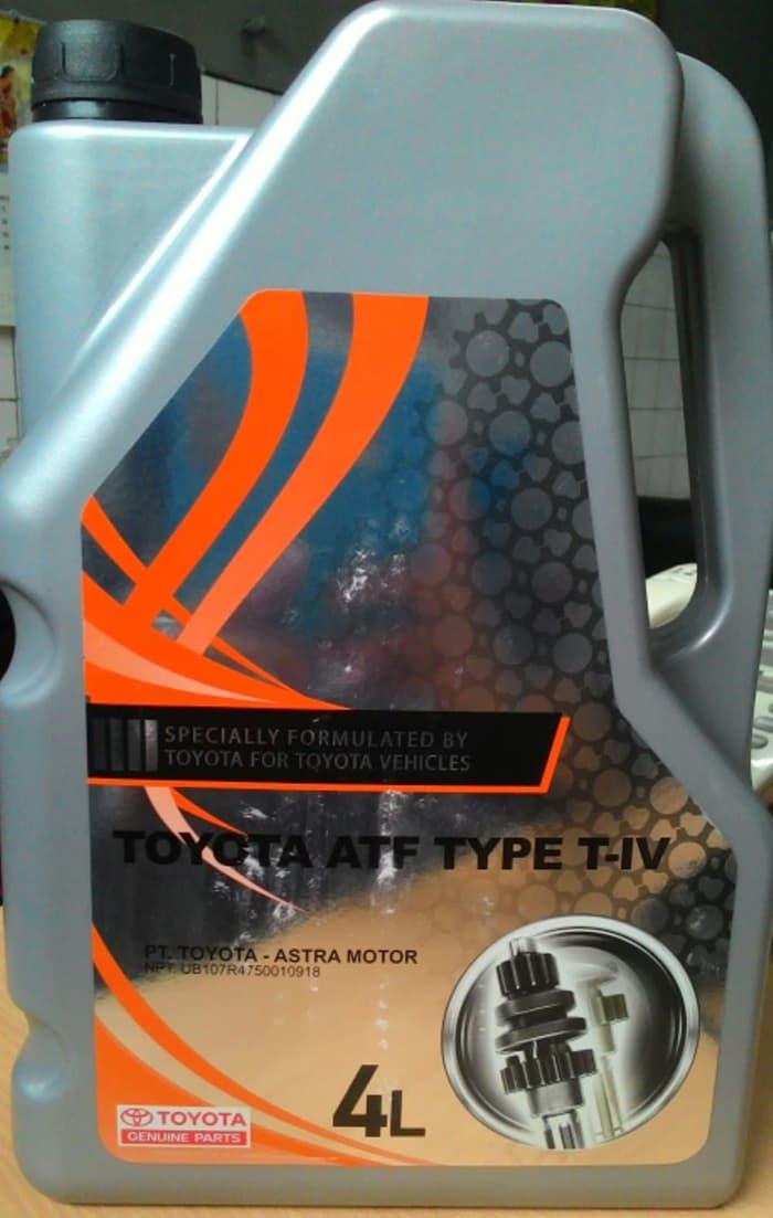 Oli ATF T-IV for Toyota Innova dan Camry Galon 4 Liter