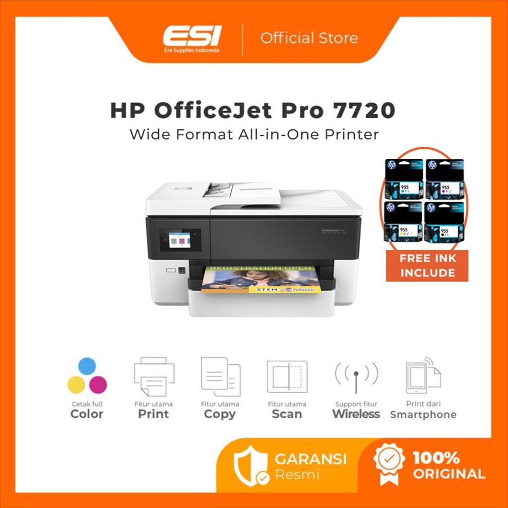 HP OfficeJet Pro 7720 Wide Format All-in-One Printer (Y0S18A) | Lazada ...