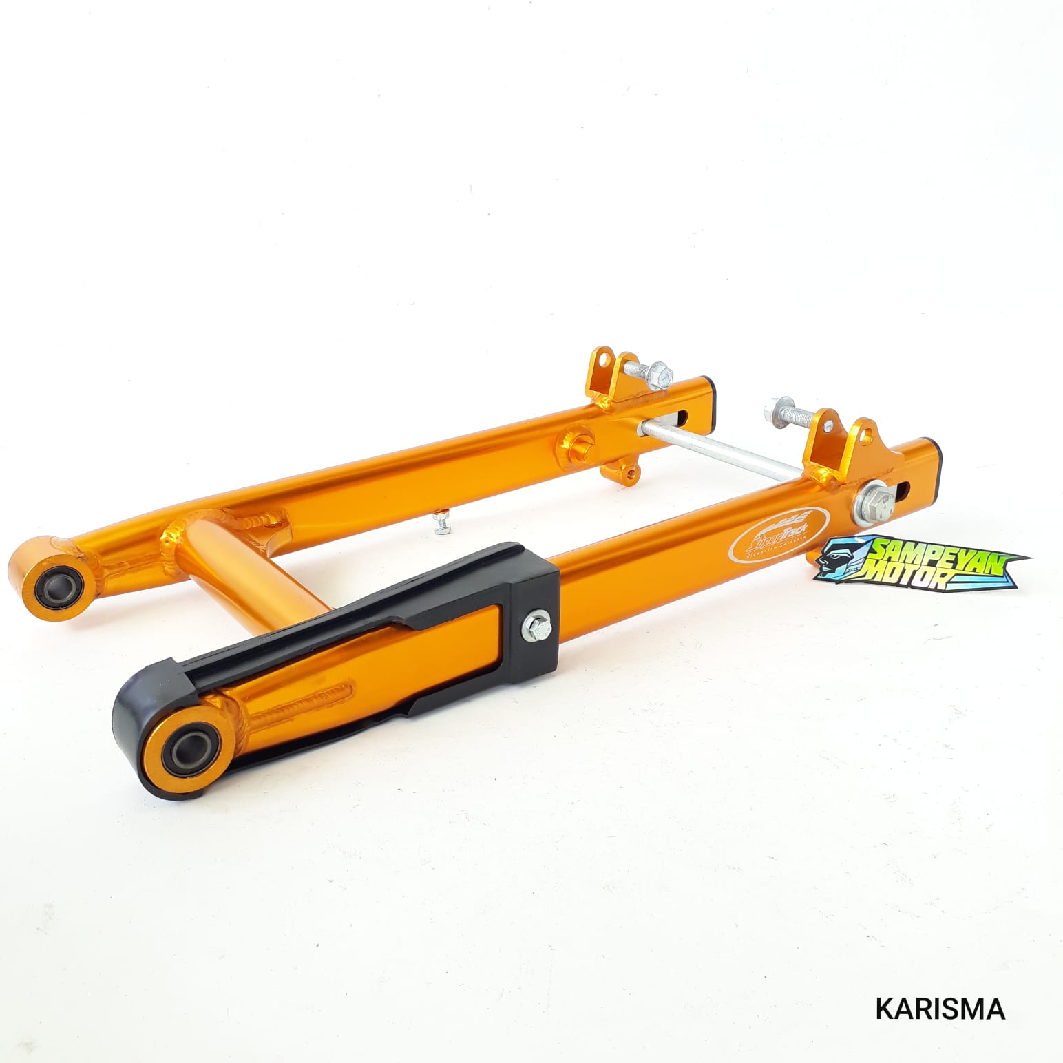 Arm Arem Swing Swim Honda Supra X 125 Karisma Silver Gold Oval