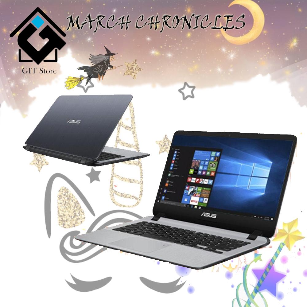 Asus VivoBook A407MA-BV001T Fingerprint Laptop - [Celeron N4000/ HDD 1TB/ Memory 4GB DDR4/ Windows 10/ 14