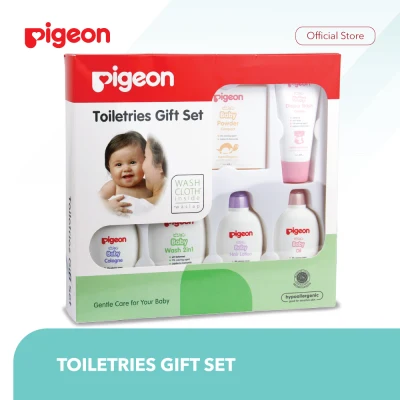 PIGEON Toiletries Gift Set | Paket Perlengkapan Mandi Bayi