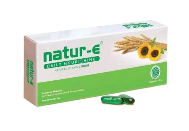 Vitamin E 100 IU Isi 16 Kapsul nature E Lazada Indonesia