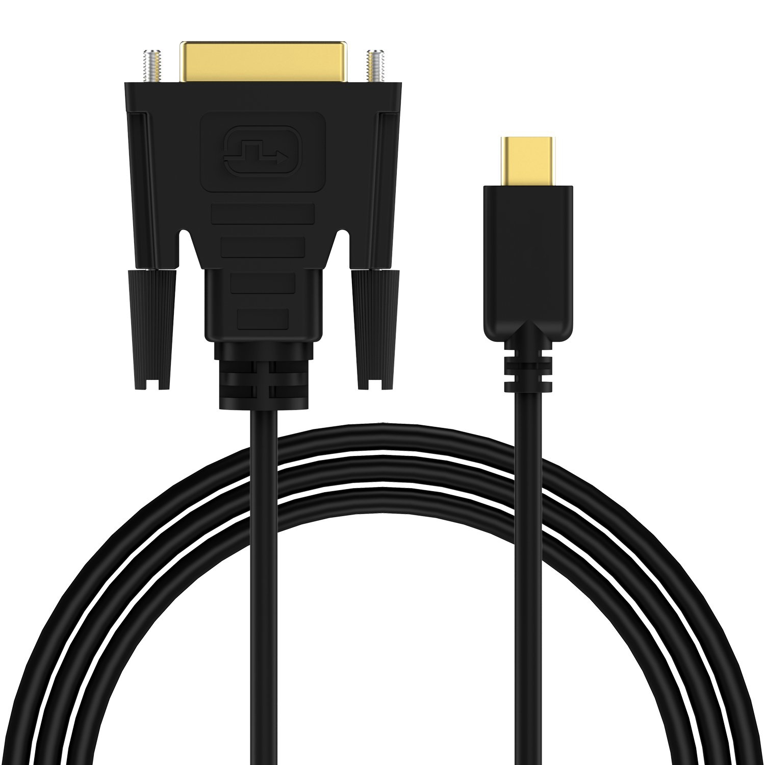 Cavo Adattatore USB 3.1 Type-C Maschio A DVI Per Monitor TV - Per MacBook Chromebook Pixel - Foto 3