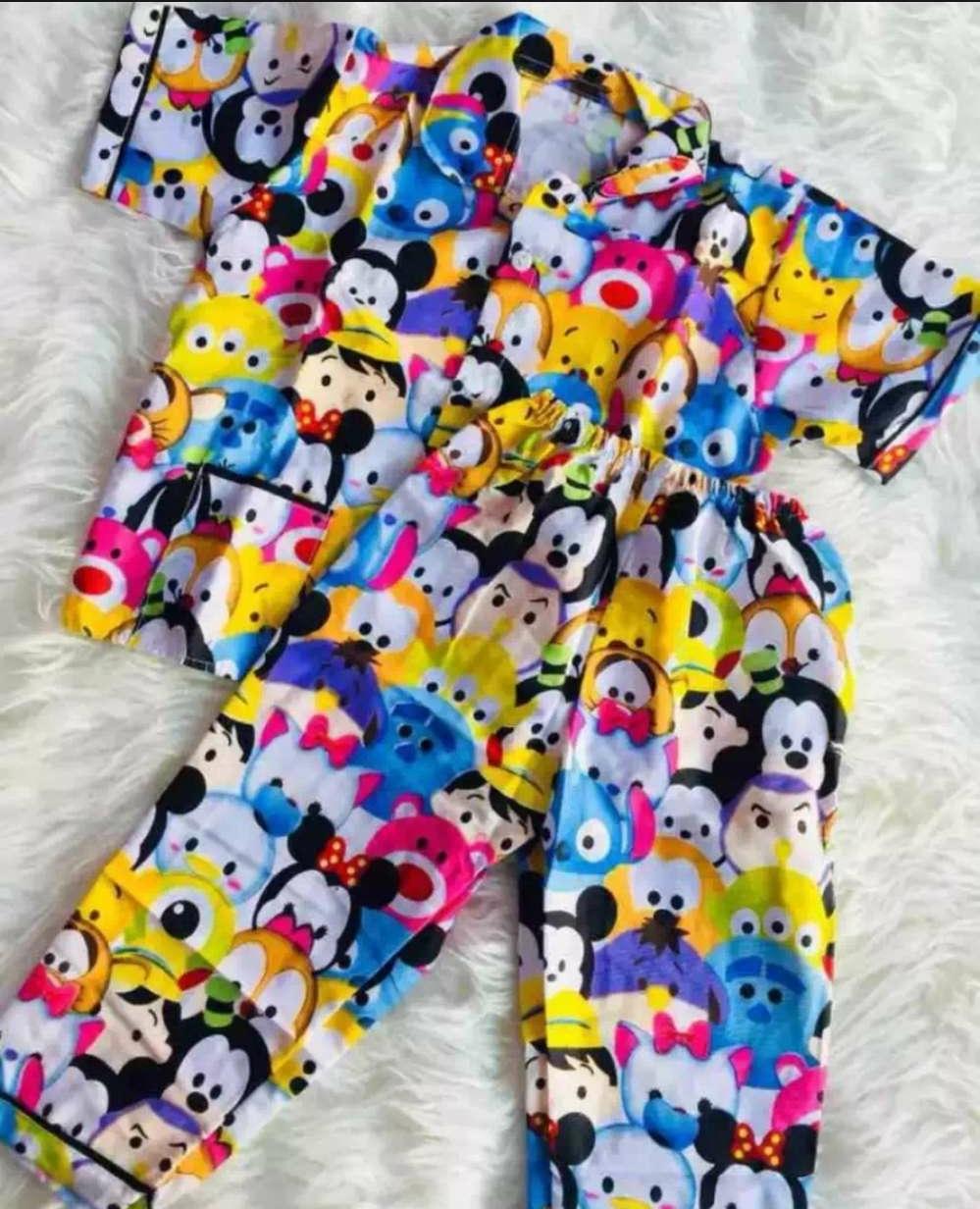 Piyama Anak 1-4 Tahun tsum tsum