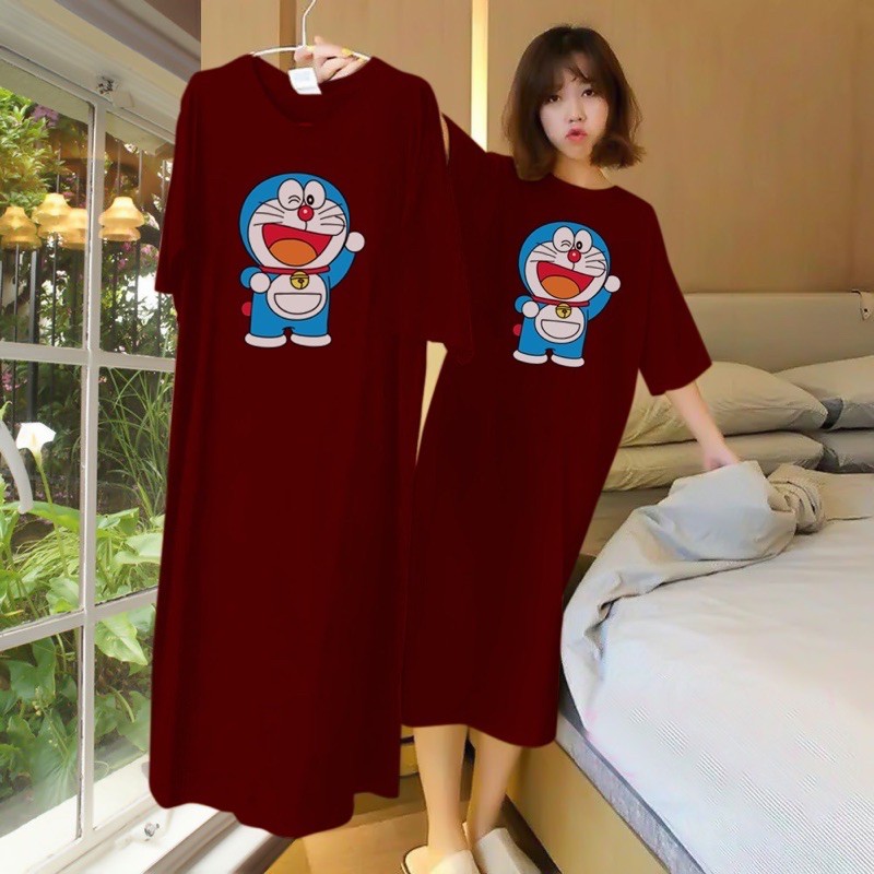 Jumbo Dress Doraemon Dress Jumbo Doraemon Dress Wanita Lazada Indonesia 