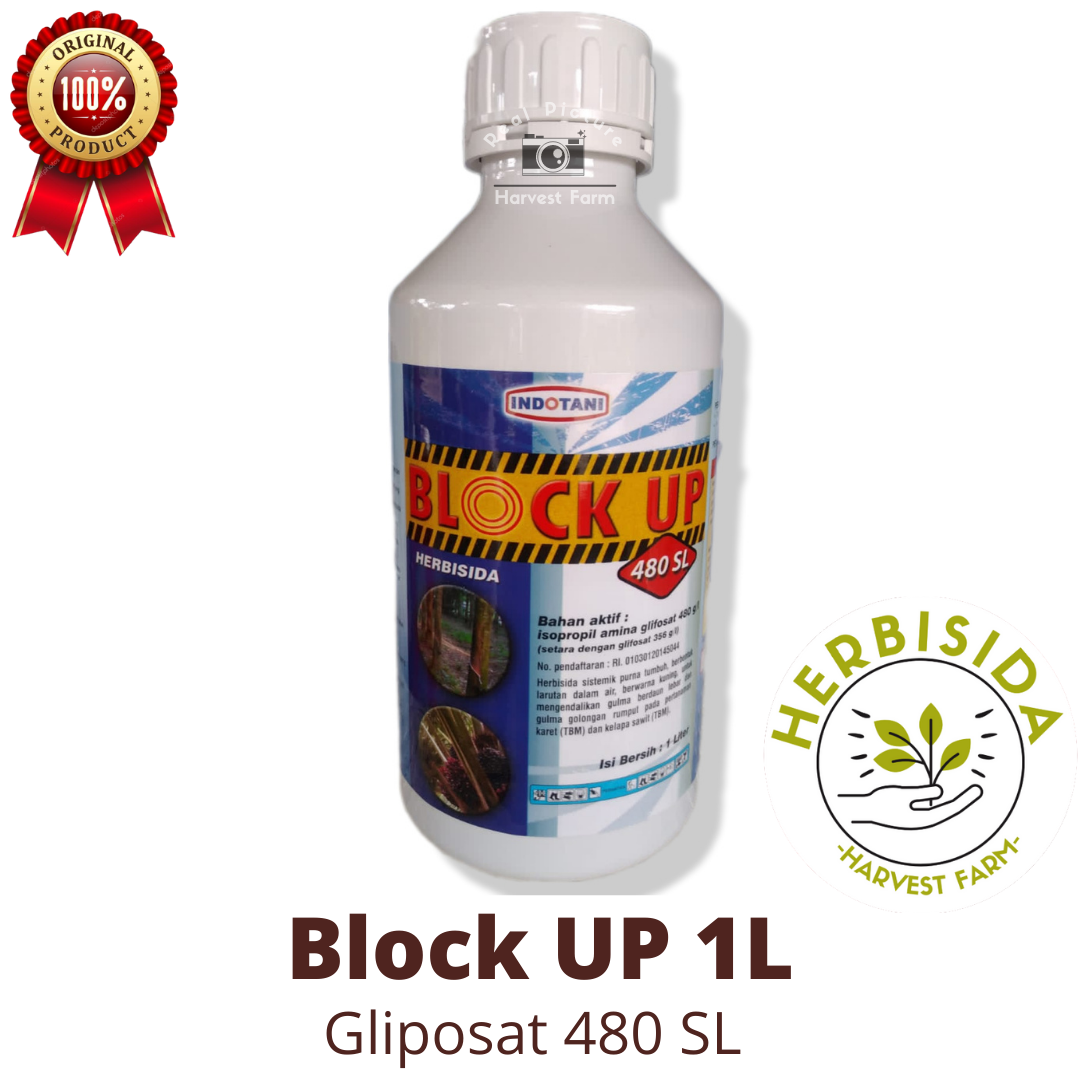 Herbisida Block Up Isopropil Amina Glifosat 480g/l Herbisida sistemik