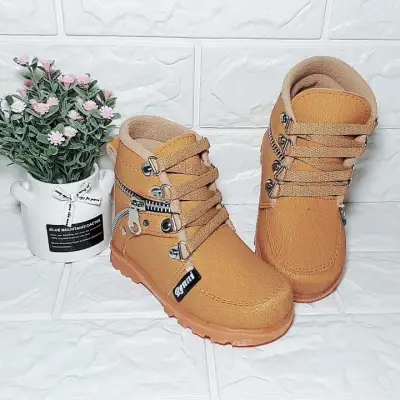 Renni - Sepatu Boots Anak Laki-Laki Tali Seleting / Sepatu Anak Lucu dan trendy