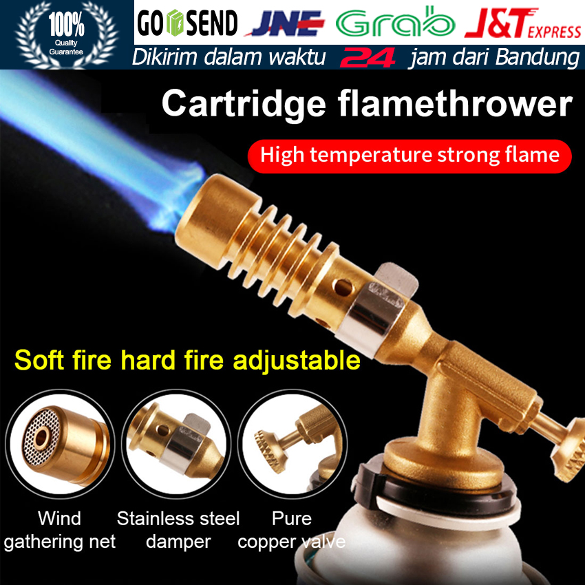 Gas Torch Flame Gun Blow Torch Portable Kepala Las Manual Full Kuningan Lazada Indonesia
