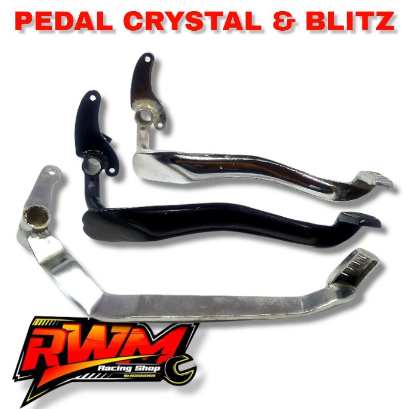 Pedal Rem Crystal Cristal Tune Blitz Bahan Tebal Model Original