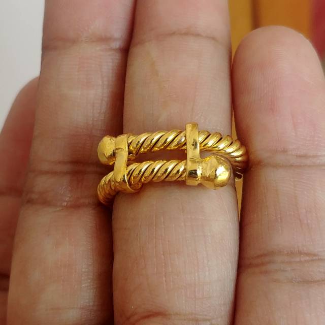 Kalung Belut Bandul Bambu Ukir Lapis Emas Kuning 24k Lazada Indonesia