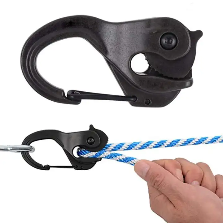 2Pcs Camping Tent Cord Rope Fastener Guy Line Rope Tensioner Favor R3W4