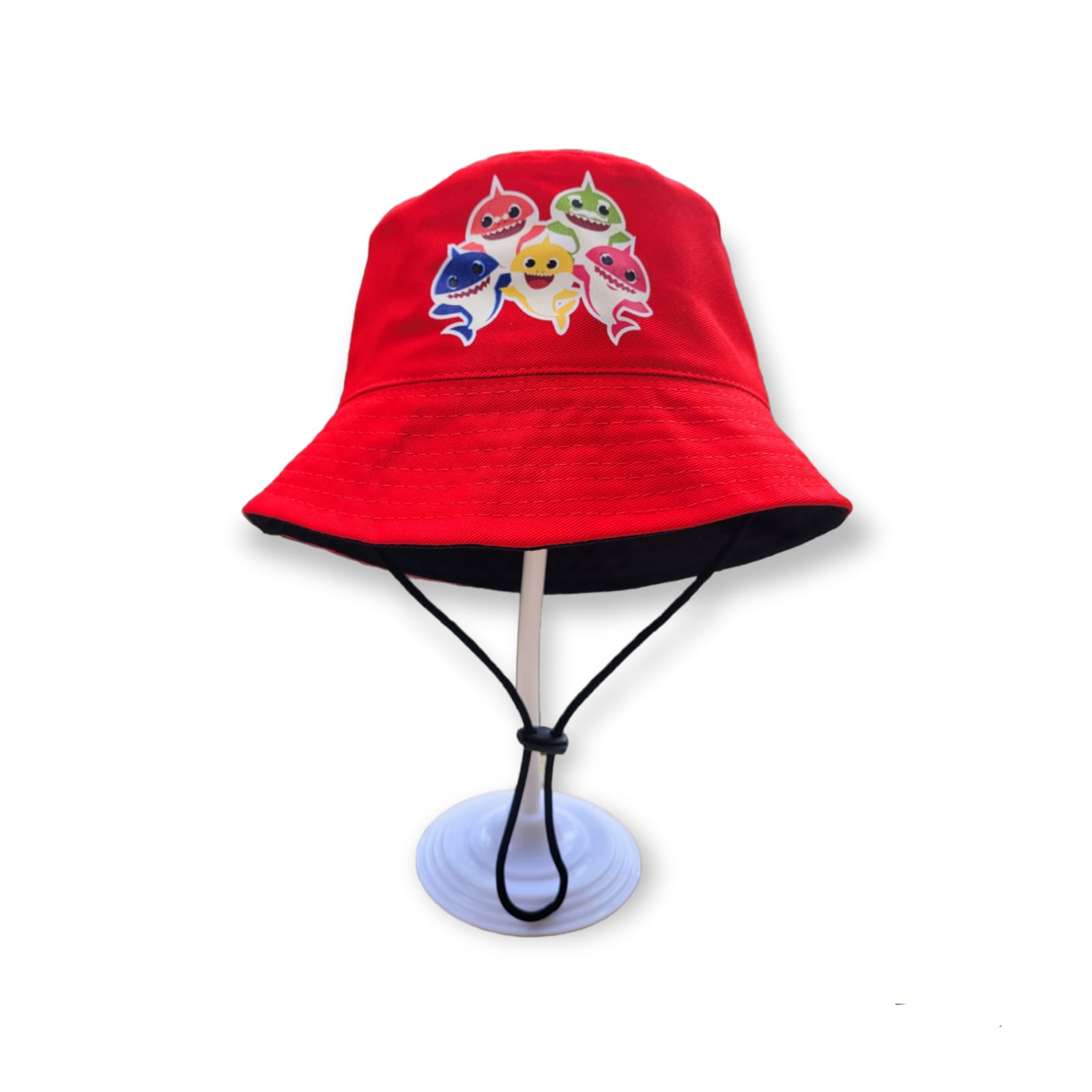 TOPI BUCKET ANAK SABLON/ADA TALINYA / BUCKET ANAK MOTIF HIU / BISA PAKE ...