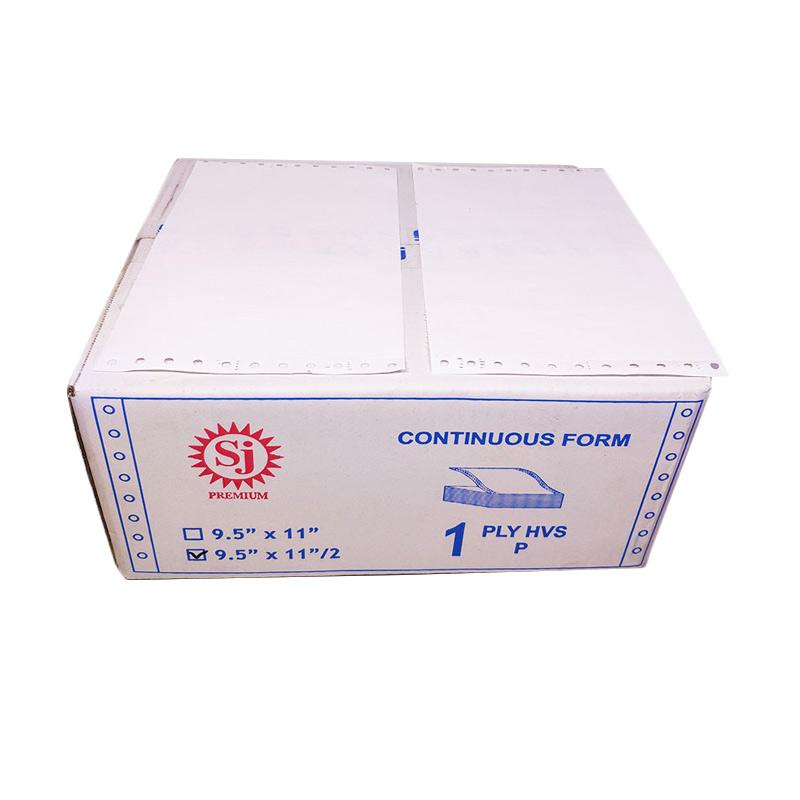 Dus Kertas Komputer Kertas Continuous Form 1 Ply 9 5 X 11 Full