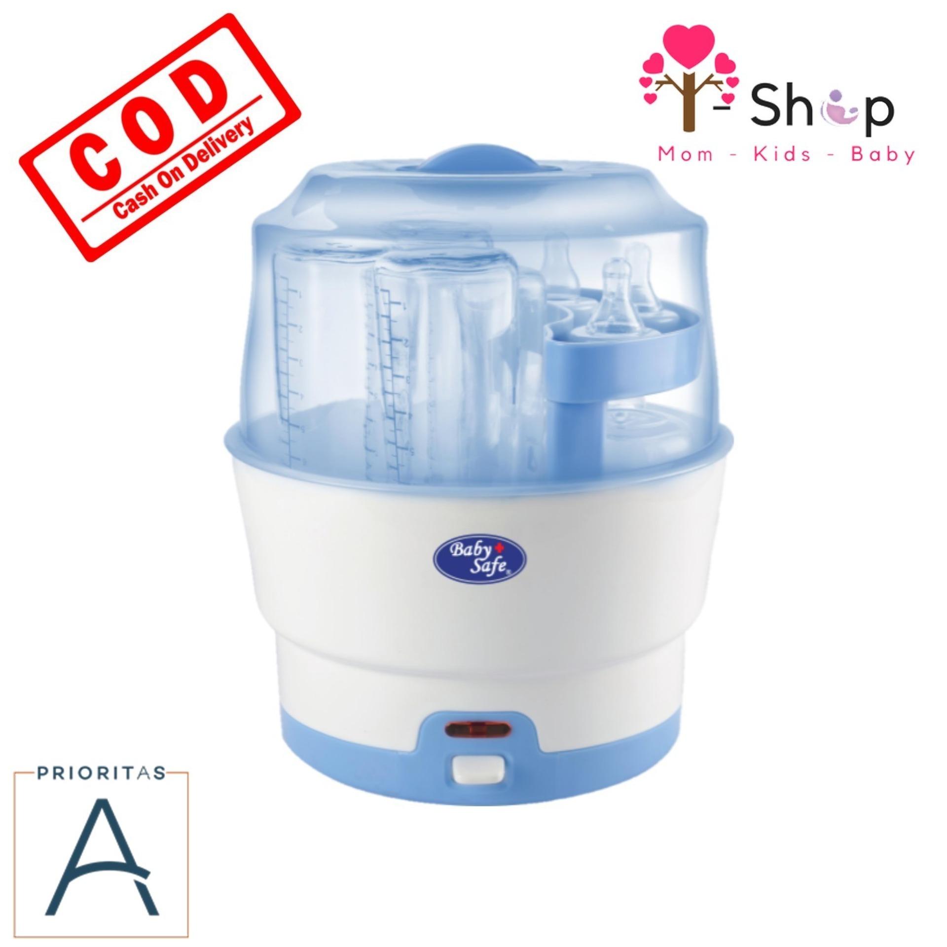 i-shop Baby Safe 6-bottle Express Steam Steriliser LB317 / Alat Steril Botol Bayi Express / Mesin Steril Botol dan Perlengkapan Bayi LB 317