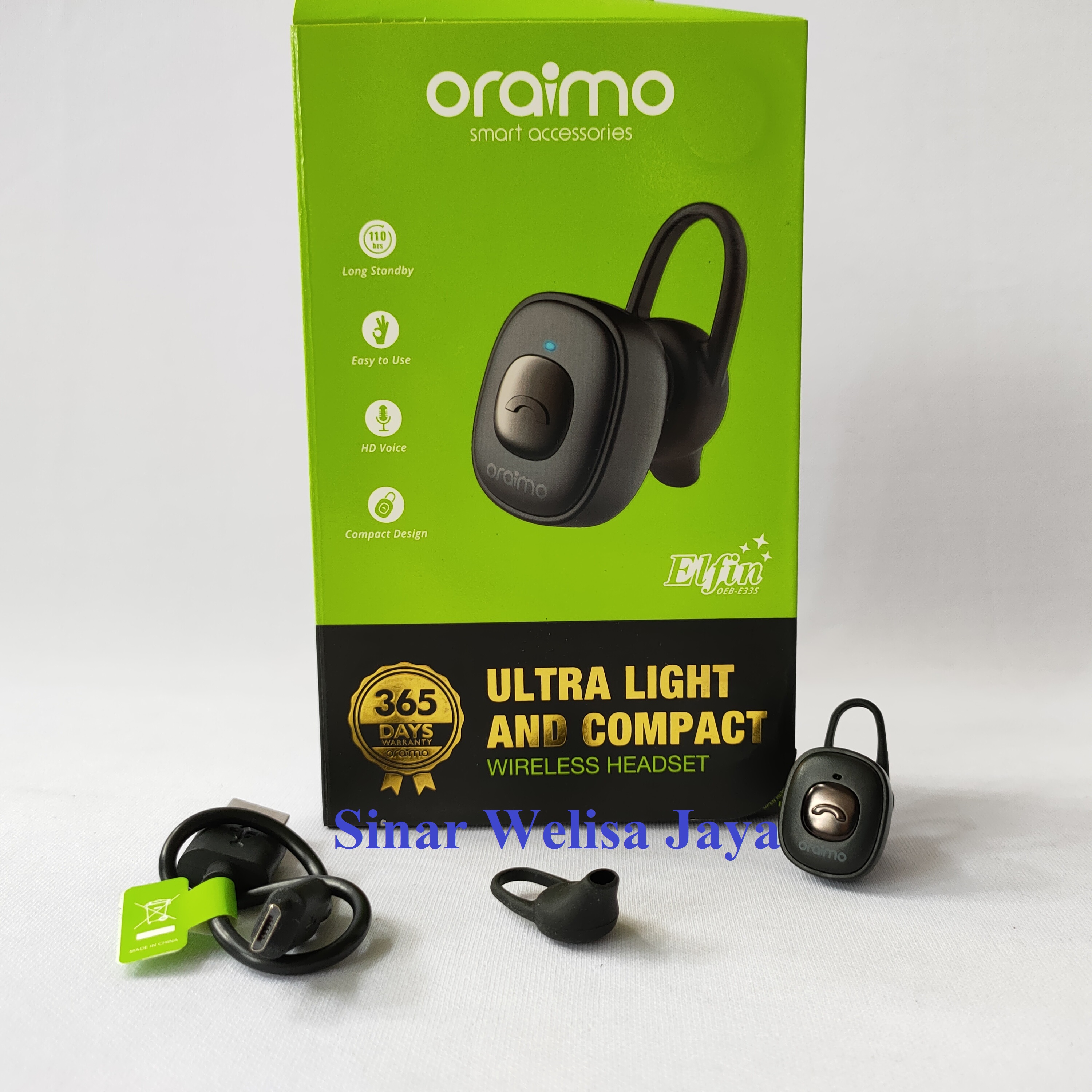 Oraimo Wireless Headset Elfin OEBE33S Lazada Indonesia