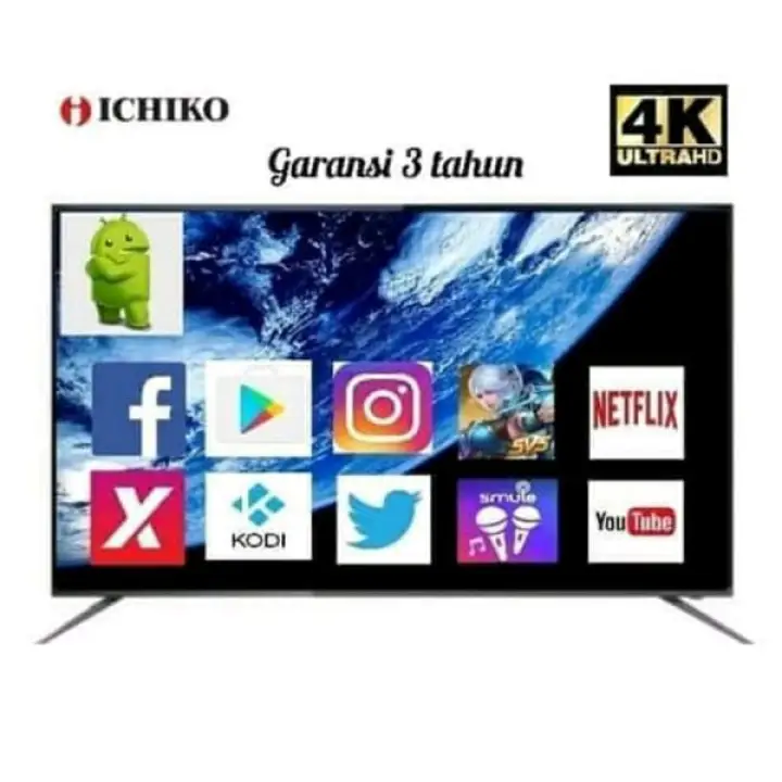 Ichiko S6556 Led Smart Tv 65 Inch Uhd 4k Android Tv Promo Lazada Indonesia