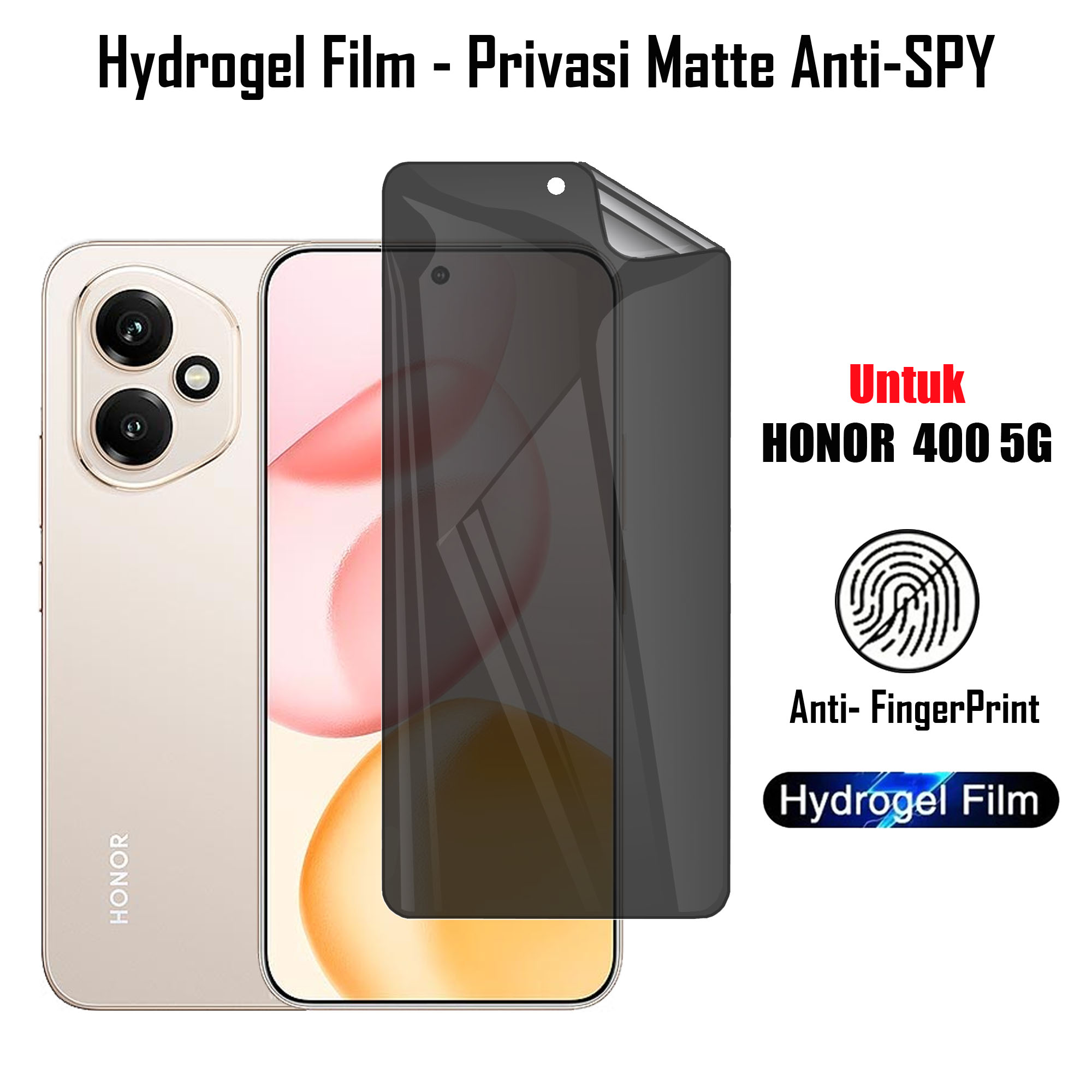 FIDS STORE Hydrogel Privasi Anti SPY Honor 400 5G Honor 400 Lite