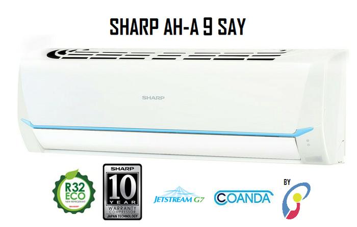 Sharp AC 1PK AH-A9SAY (Pasang+PIPA 3Meter+Kabel 3Meter + Duct Tape + Vacuum + Brecket 1Set) JABODETABEK