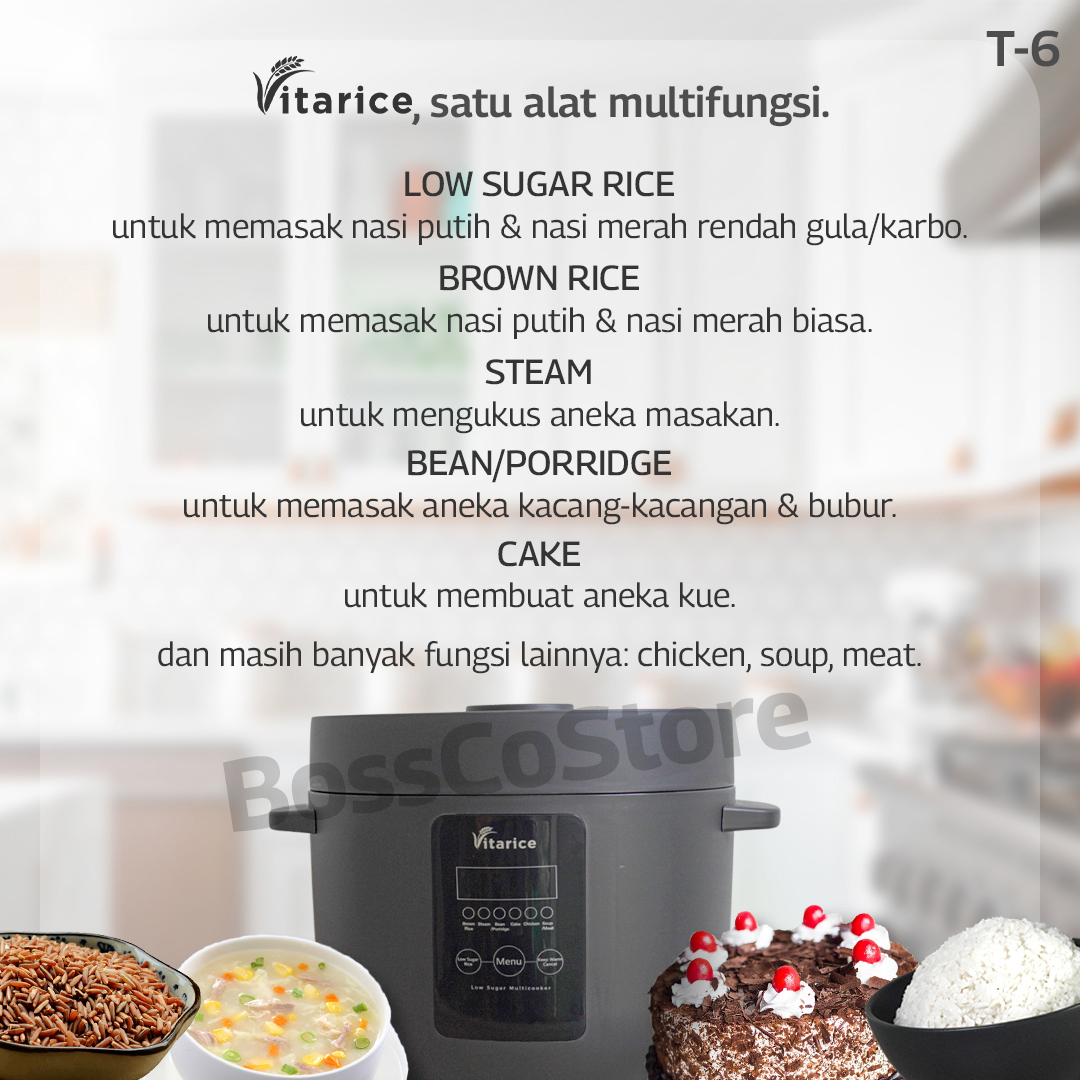 vitarice low carb rice cooker