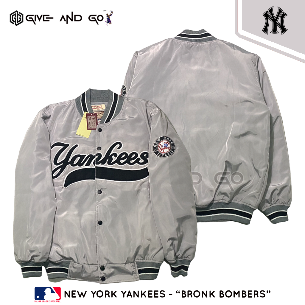 New York Yankees Varsity Jacket Baseball Pria Wanita Premium Bordir Lazada Indonesia