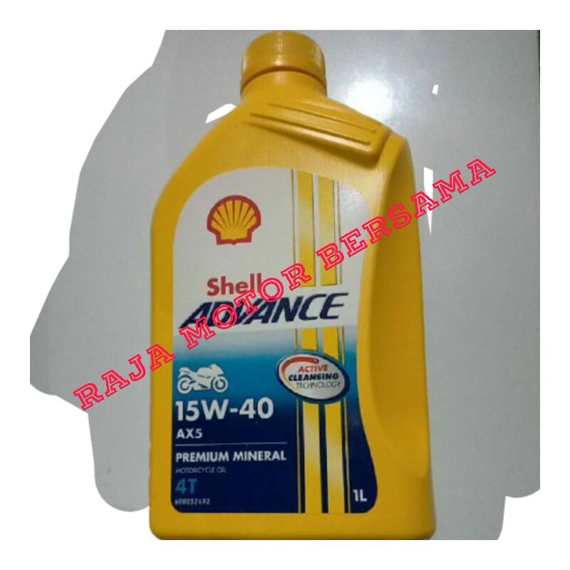 oli Shell advance AX7 1 liter Oli shell Advance 1 liter oli mesin motor ...