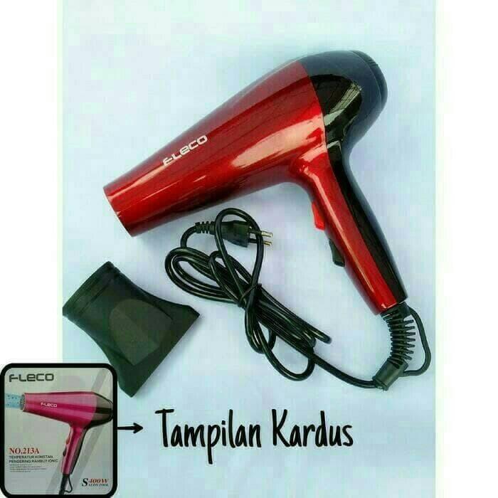 HAIRDRYER FLECO F-213A / PENGERING RAMBUT IONIC / Pengering Rambut / Hair Dryer / Alat Pengering Rambut / Pengering Rambut Termurah