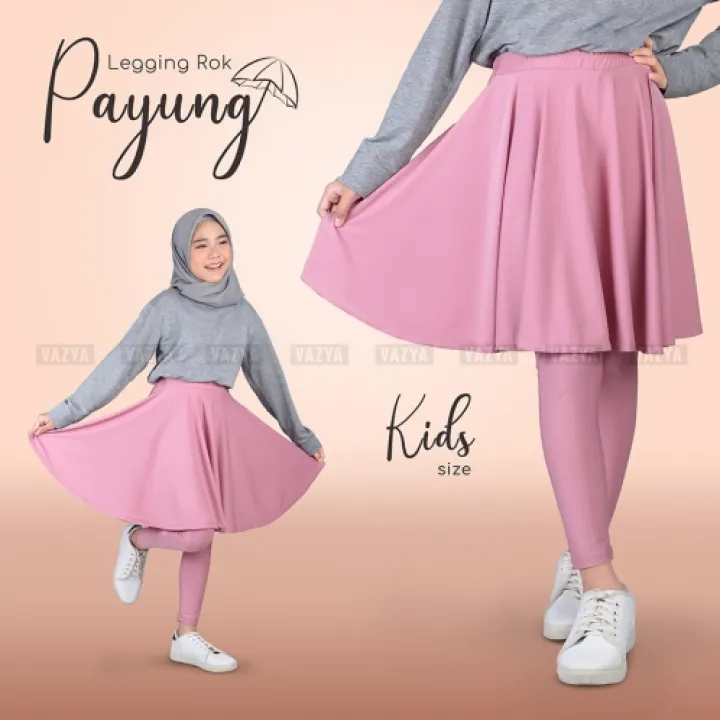 Legging Rok Payung Anak Jersey Premium Skirt Leging Olahraga Remaja Lazada Indonesia