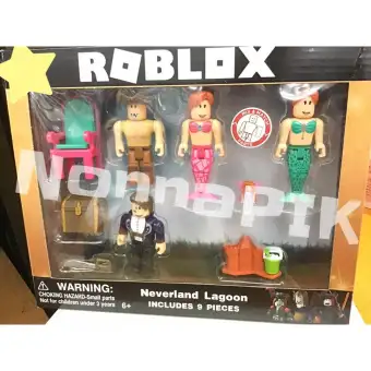 Mainan Anak Roblox Game Action Figure Mermaid Neverland Lagoon Lazada Indonesia - mainan roblox