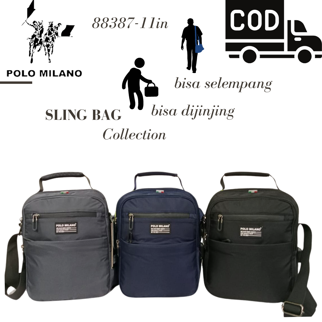 Shoulder Bag Polo Milano Bag TAS SELEMPANG PRIA SLING BAG