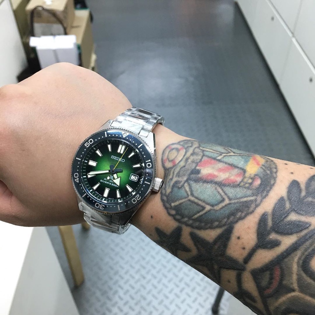 Seiko sbdc077 green clearance sea