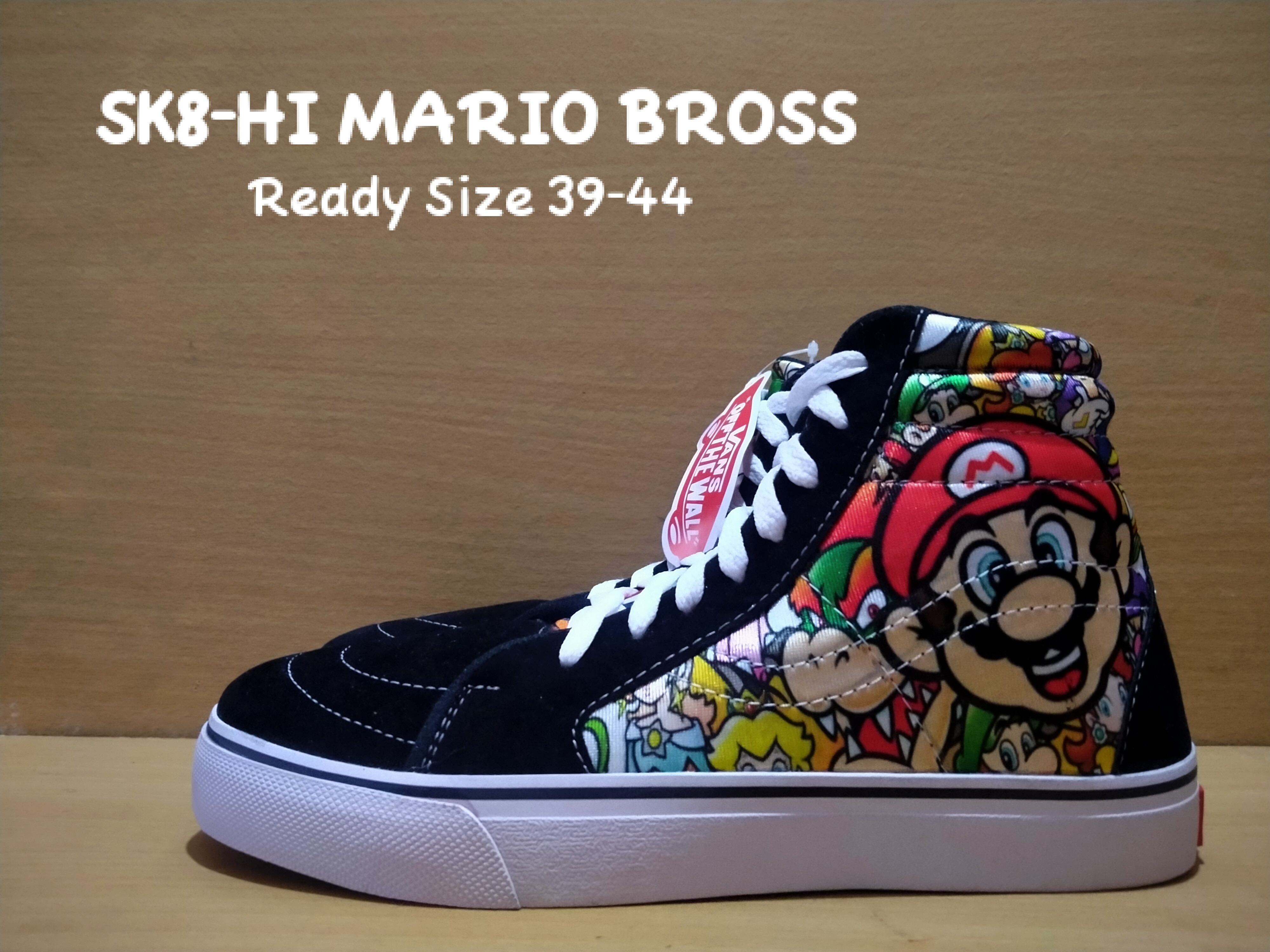 Vans sk8 hi mario hotsell
