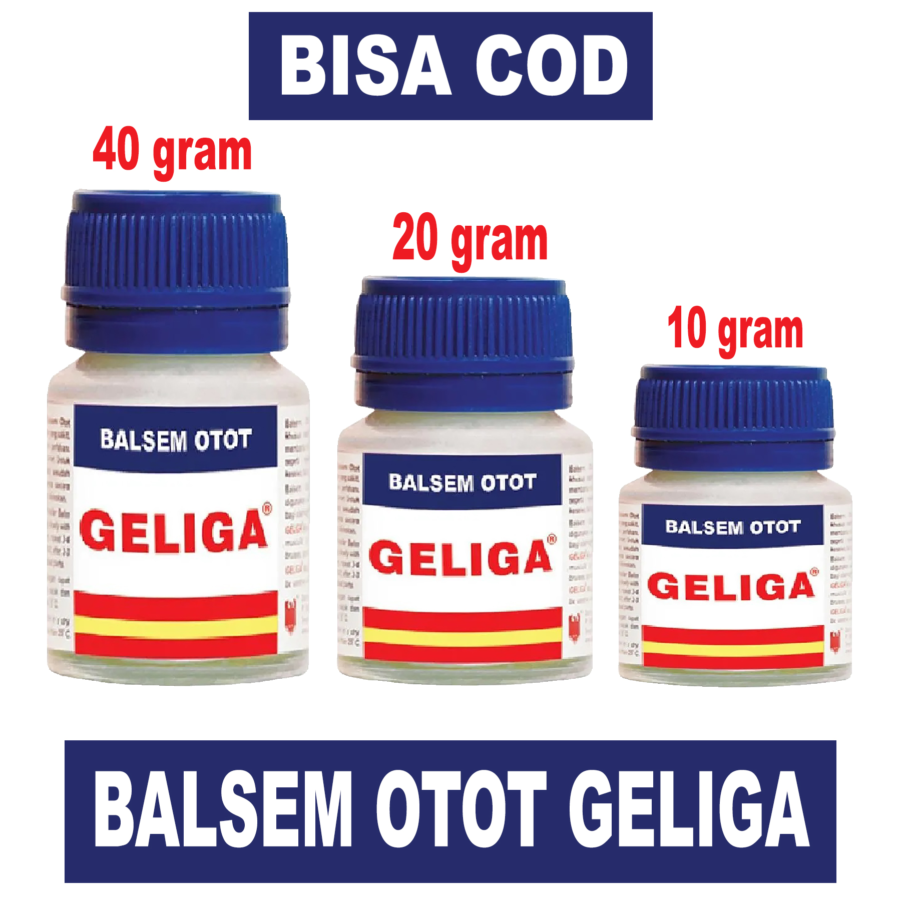 COD Balsem Otot Geliga - Balsem Meredakan Nyeri Otot - Obat Gosok Nyeri