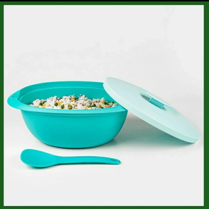 Tupperware Bloomia Rice Server Wadah Wadah Tempat Nasi 3L Lazada