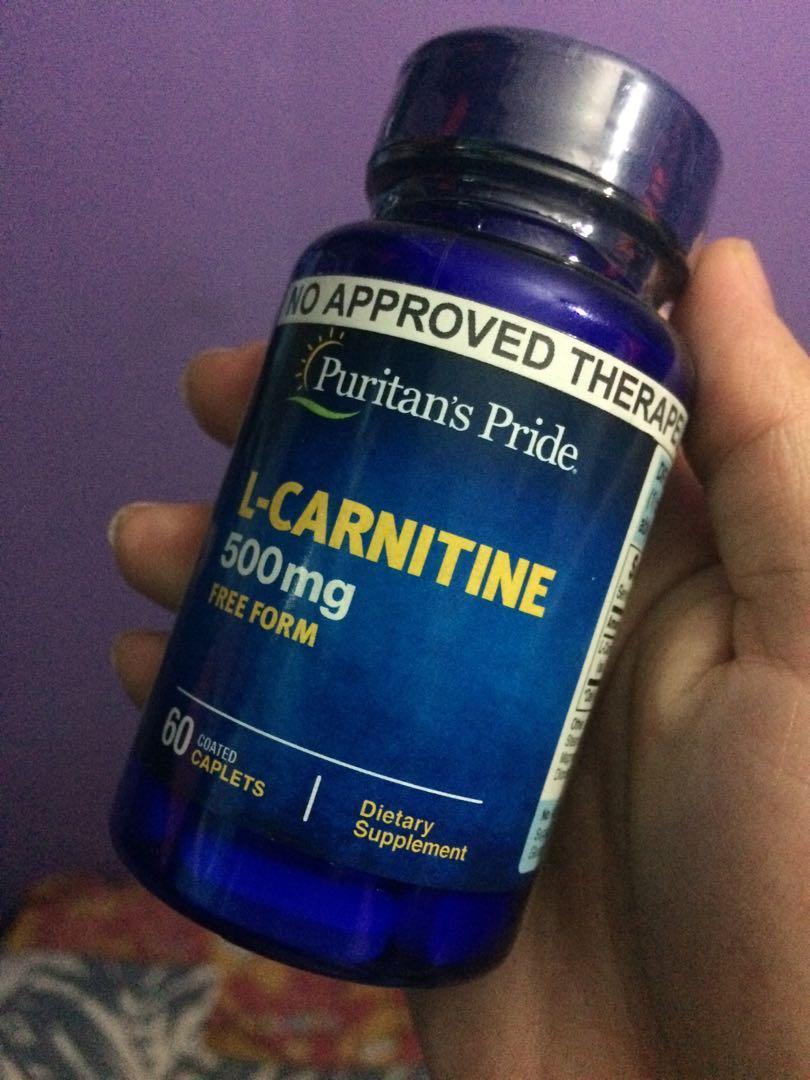 Puritan's Pride L-Carnitine 500mg 60 kaplet obat diet pelangsing penurun  berat badan dan kolesterol | Lazada Indonesia