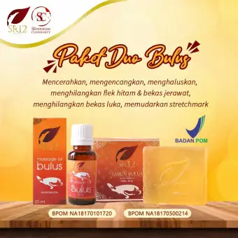 Paket Duo Bulus Sr12 Sabun Bulus Minyak Bulus Asli Stretchmark Bekas Luka Flek Hitam Lazada Indonesia