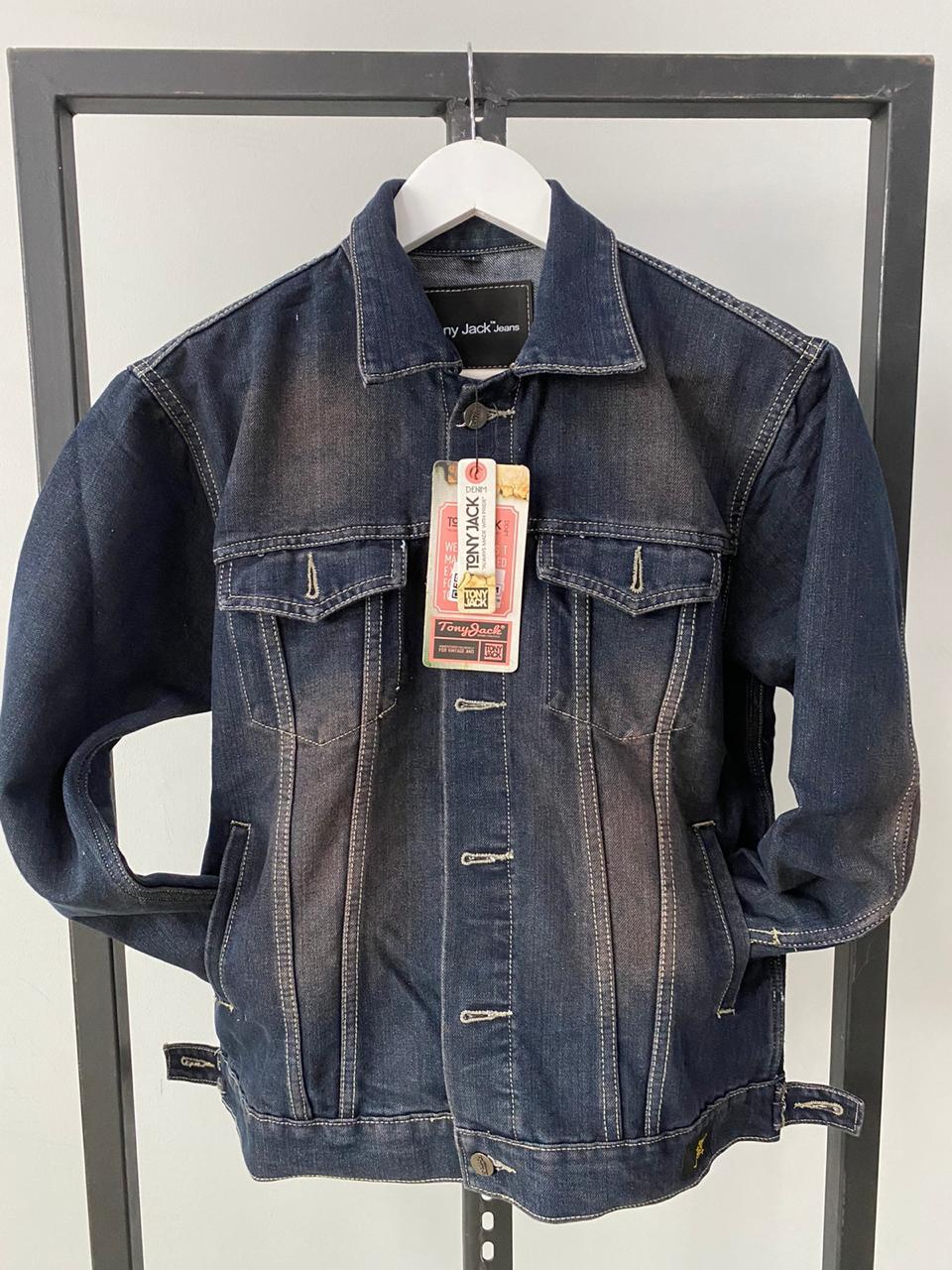 JAKET JEANS DENIM CASUAL PRIA -TONY 