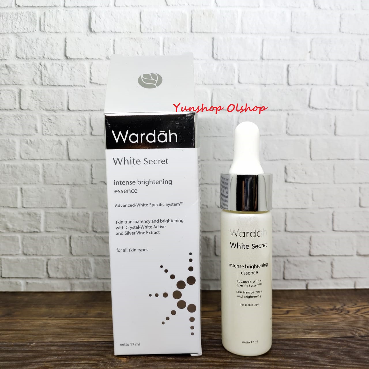 Wardah White Secret Intense Brightening Essence - 17 ml penghilang flek hitam wardah ampuh aman bpom