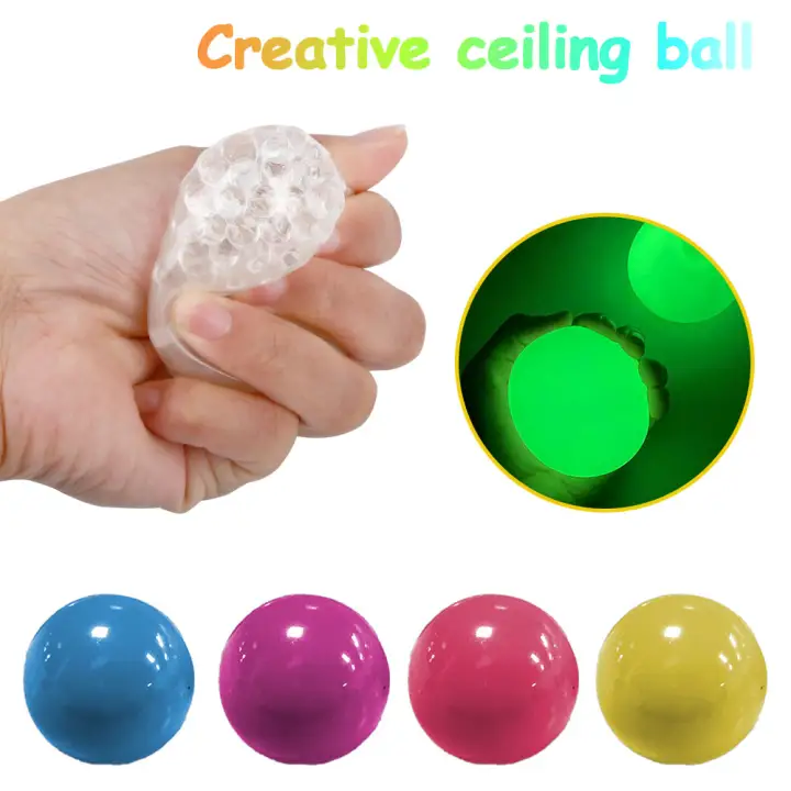 fluorescent sticky target balls