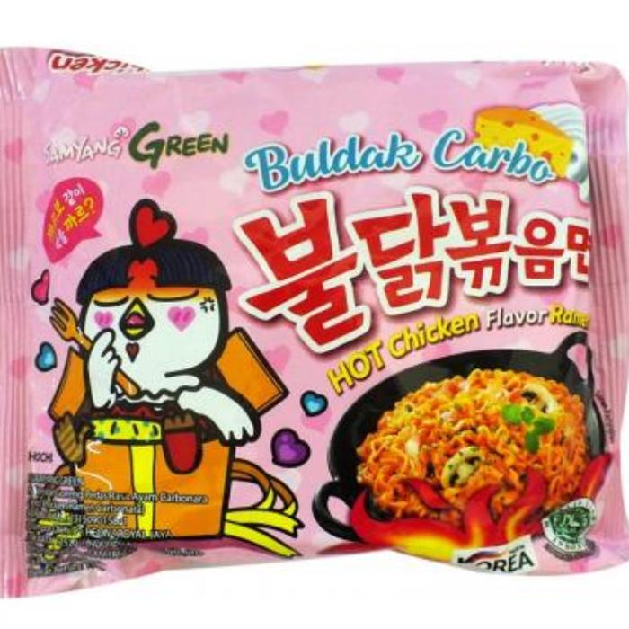 Samyang Carbonara Pink Instant Noodle / Mie Korea HALAL