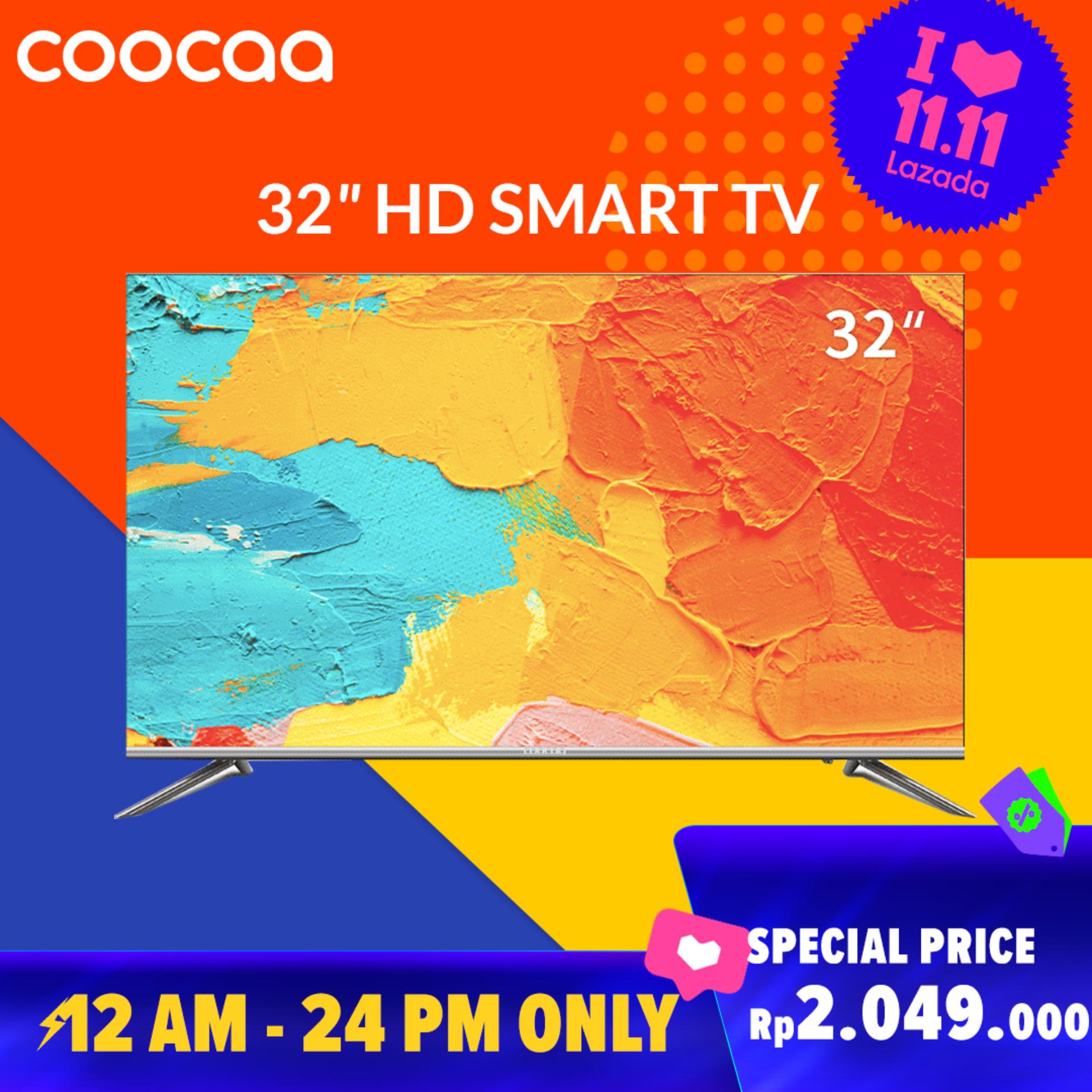 COOCAA LED TV 32 inch OS Coocaa Lite Smart TV - Wifi - HD Panel - Slim - Infinity View (Model : 32S5C)