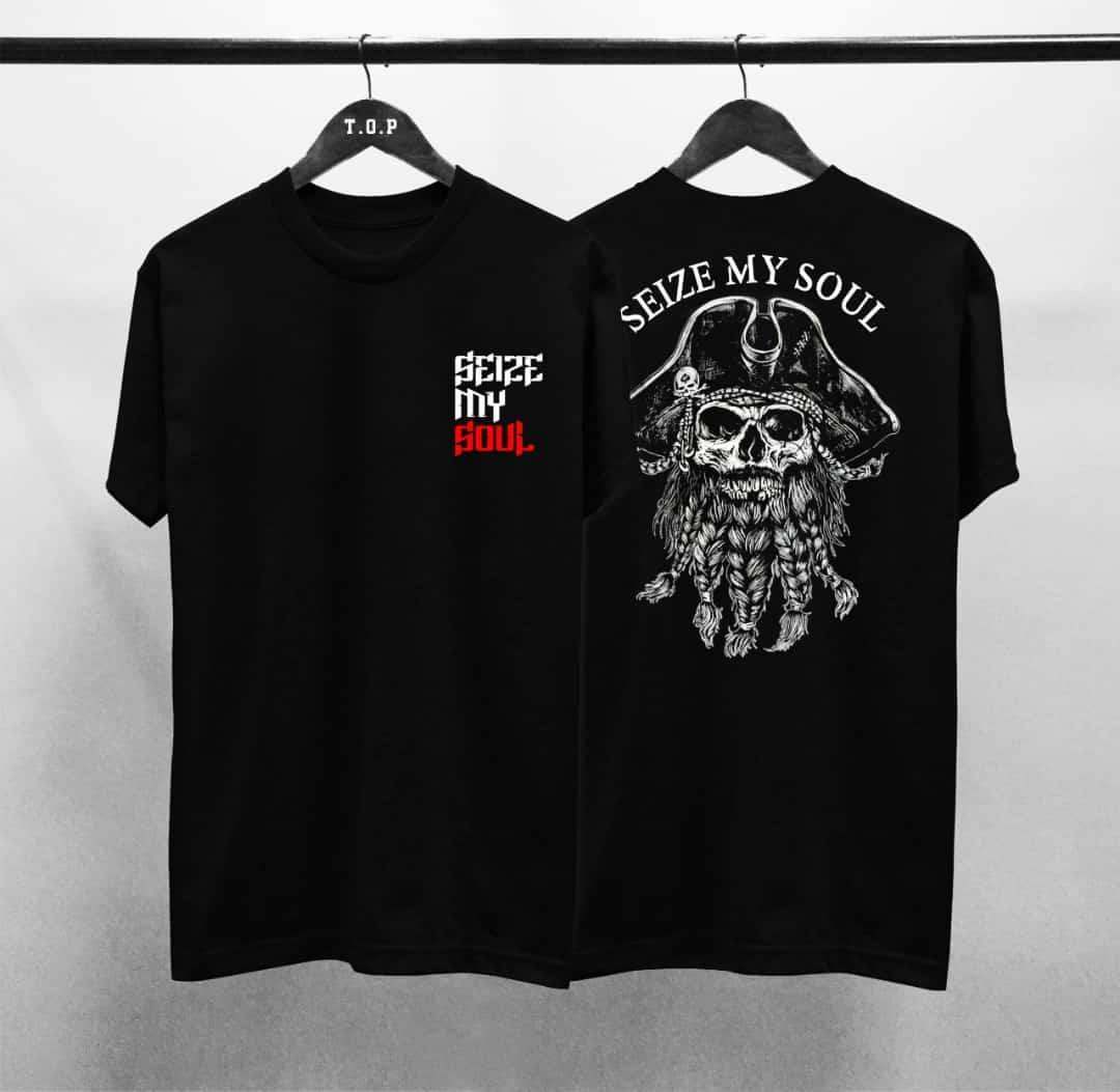 ByRey TP SEIZE MY SOUL BLACK GROSIR ATASAN / TSHIRT / KAOS / BAJU DISTRO BANDUNG PRIA / COWOK COMBED 30S