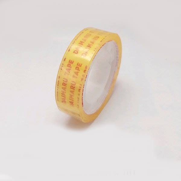 Daimaru Isolasi Kecil 12 Mm X 10 Yard Selotip Tape Bening Clear Solasi