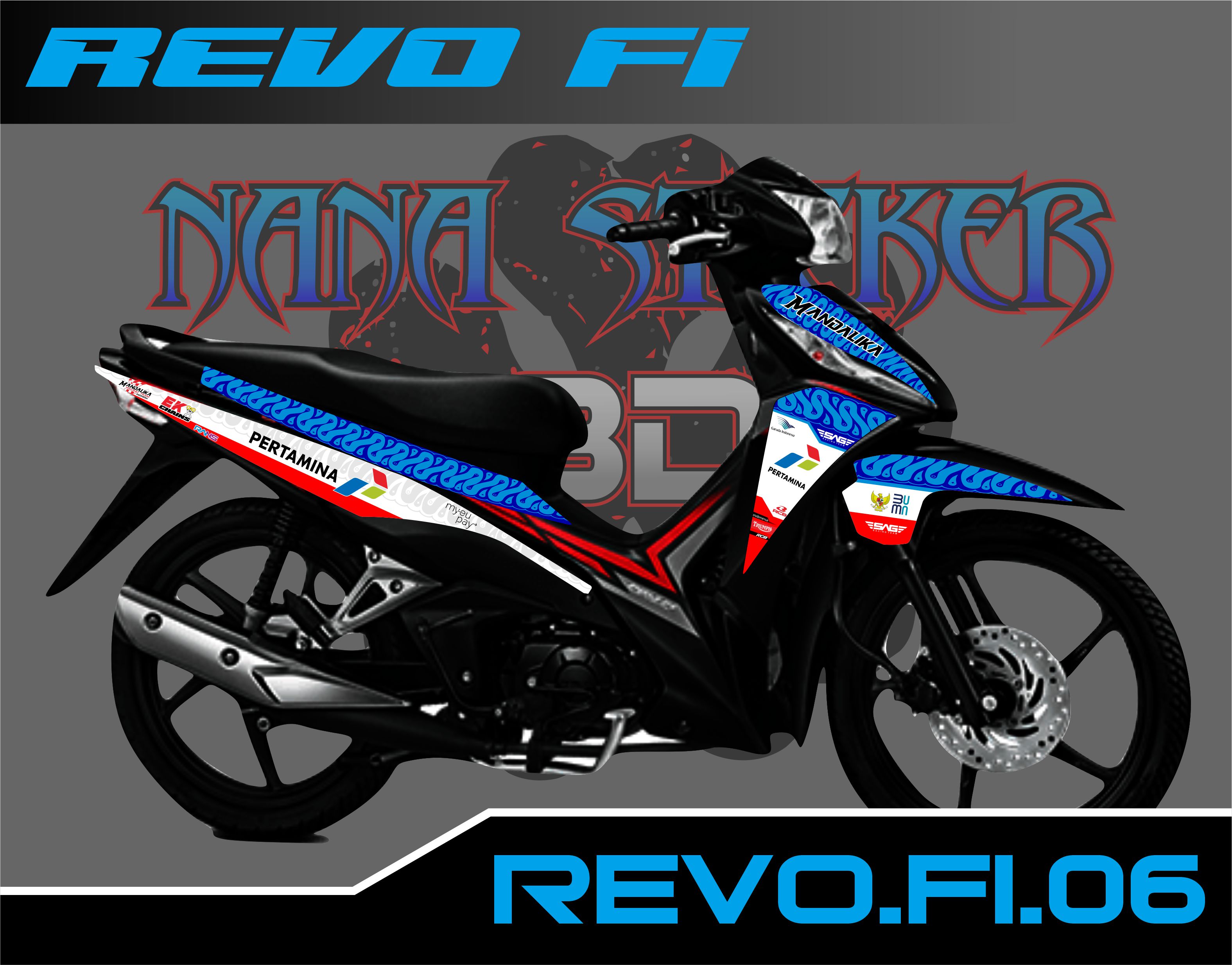 Jual Sticker Honda Revo Fi Variasi Terlengkap Lazada