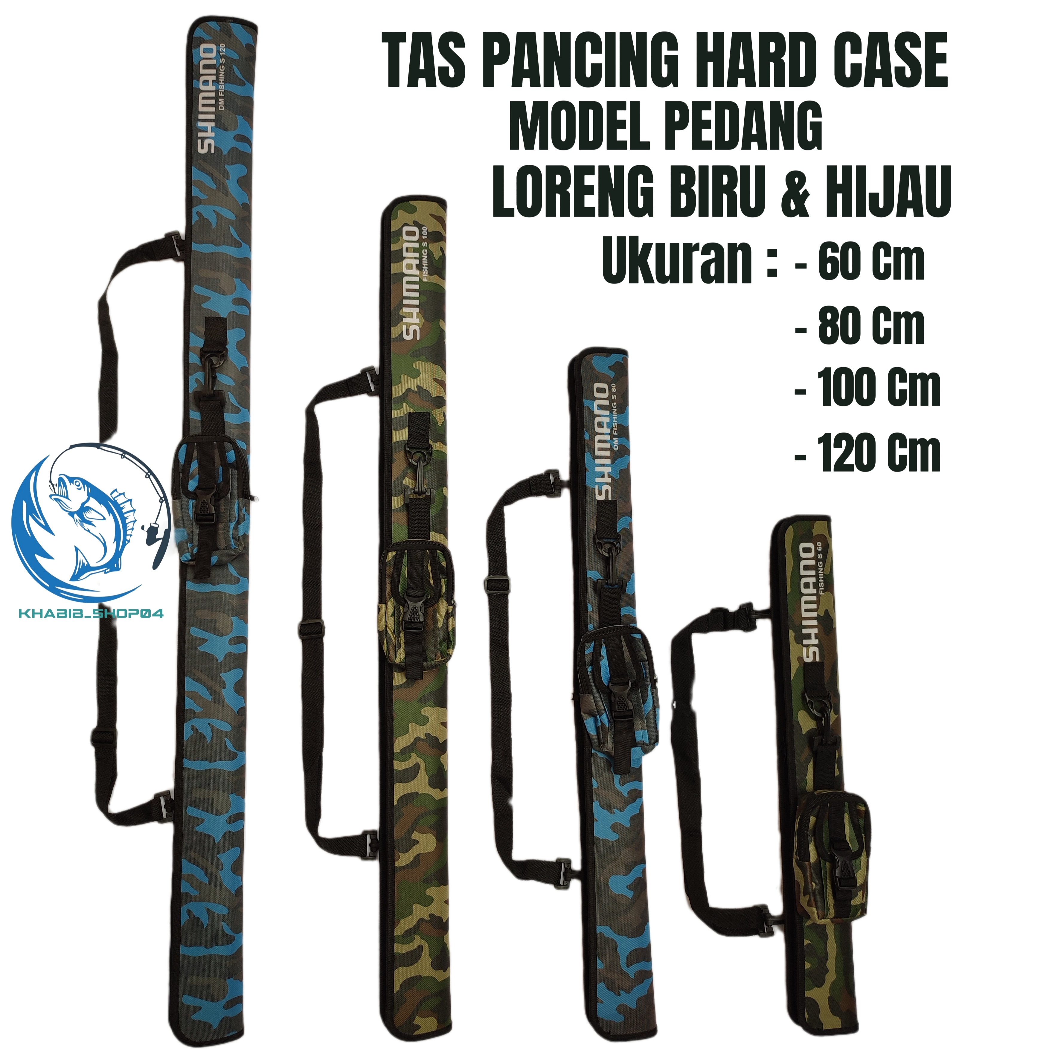 Jual Tas Pancing Model Pedang Hard Case Hitam Dm Fishing 60 80 100 120 Cm  Di Seller Graha Premier - Cengkareng Timur, Kota Jakarta Barat
